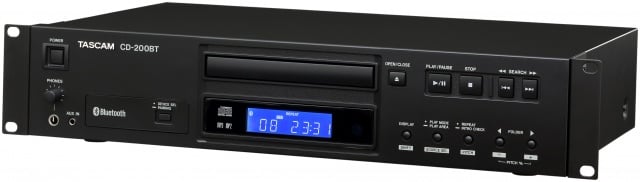 Tascam CD-200BT Reproductor de CD y transmisor de audio Bluetooth con códec AptX CD-200BT