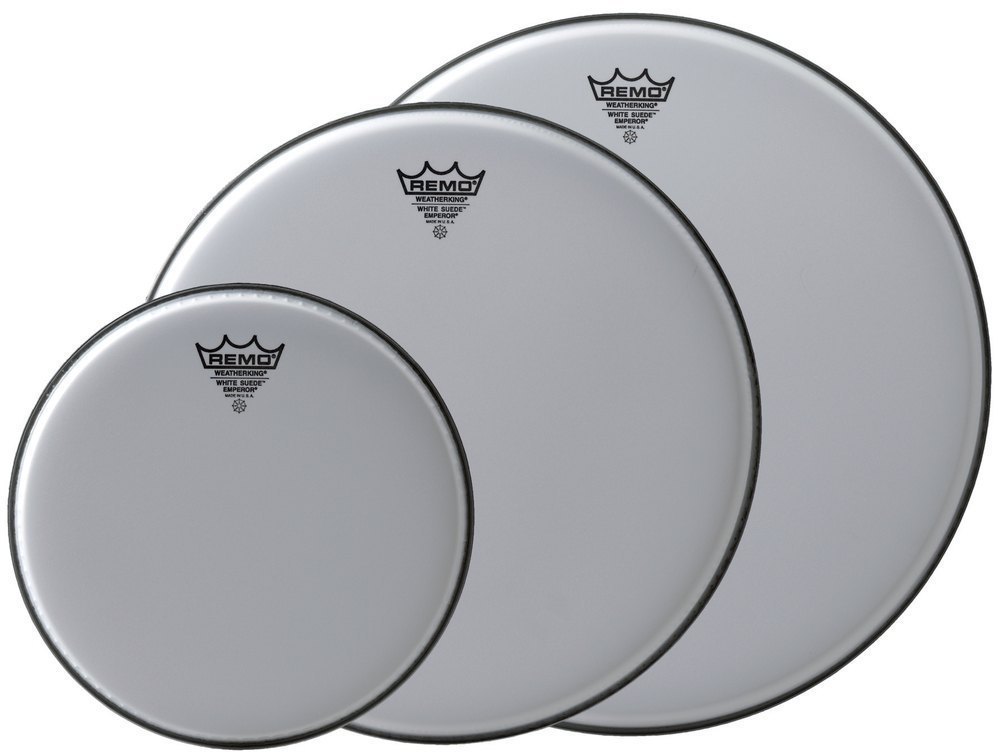 Remo 13" Suede Ambassador Blanco, Parche de Caja 13" Suede Ambassador Blanco