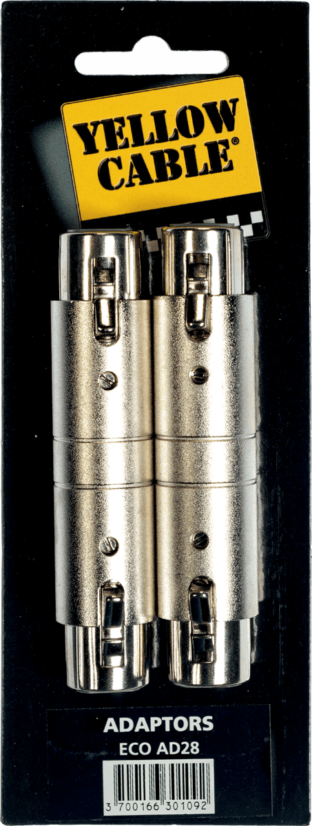 Yellow Cable ECO-AD28 Adaptador de XLR Hembra a 2 XLR Hembra ECOAD28