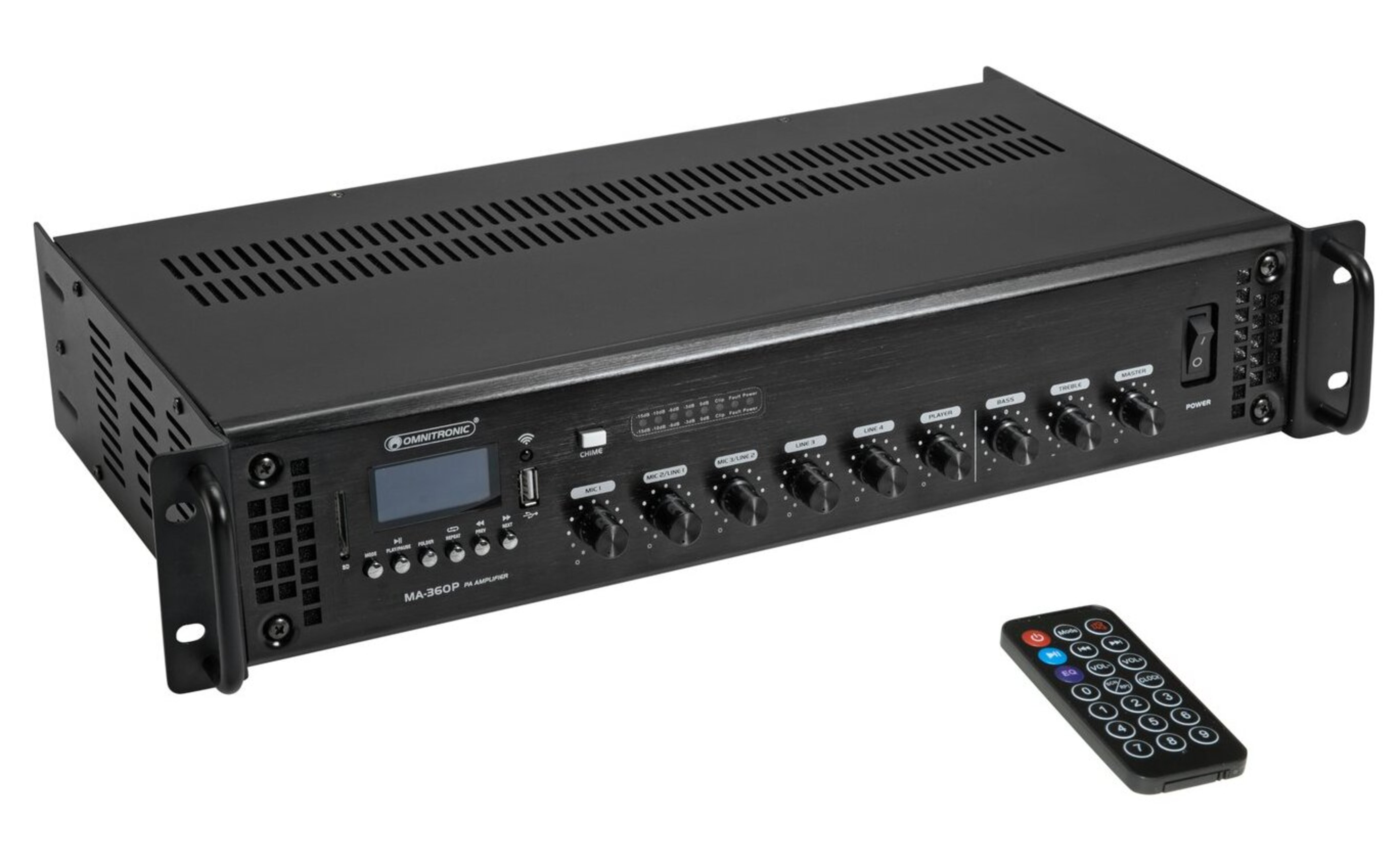 Omnitronic MA-360P Amplificador de Mezcla PA MA-360P Amplificador de Mezcla PA
