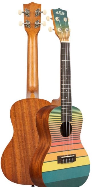 Kala Ukcdawn Ukelele Concierto Serie Surf Dawn Patrol UKCDAWN