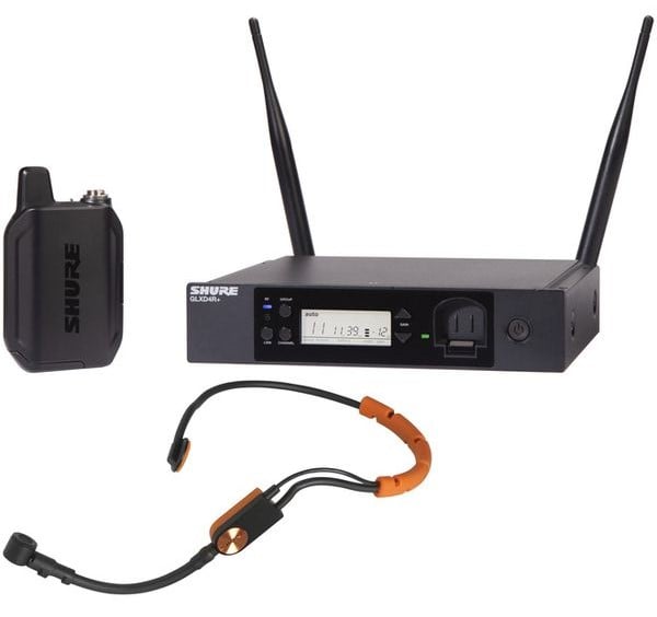 Shure GLX-D+14R SM31 Z4 Sistema Inalámbrico de Diadema SM31FH con GLXD1+ y GLXD4R + 2.4 5GHz (rack) GLX-D+ 14R/SM31 Z4