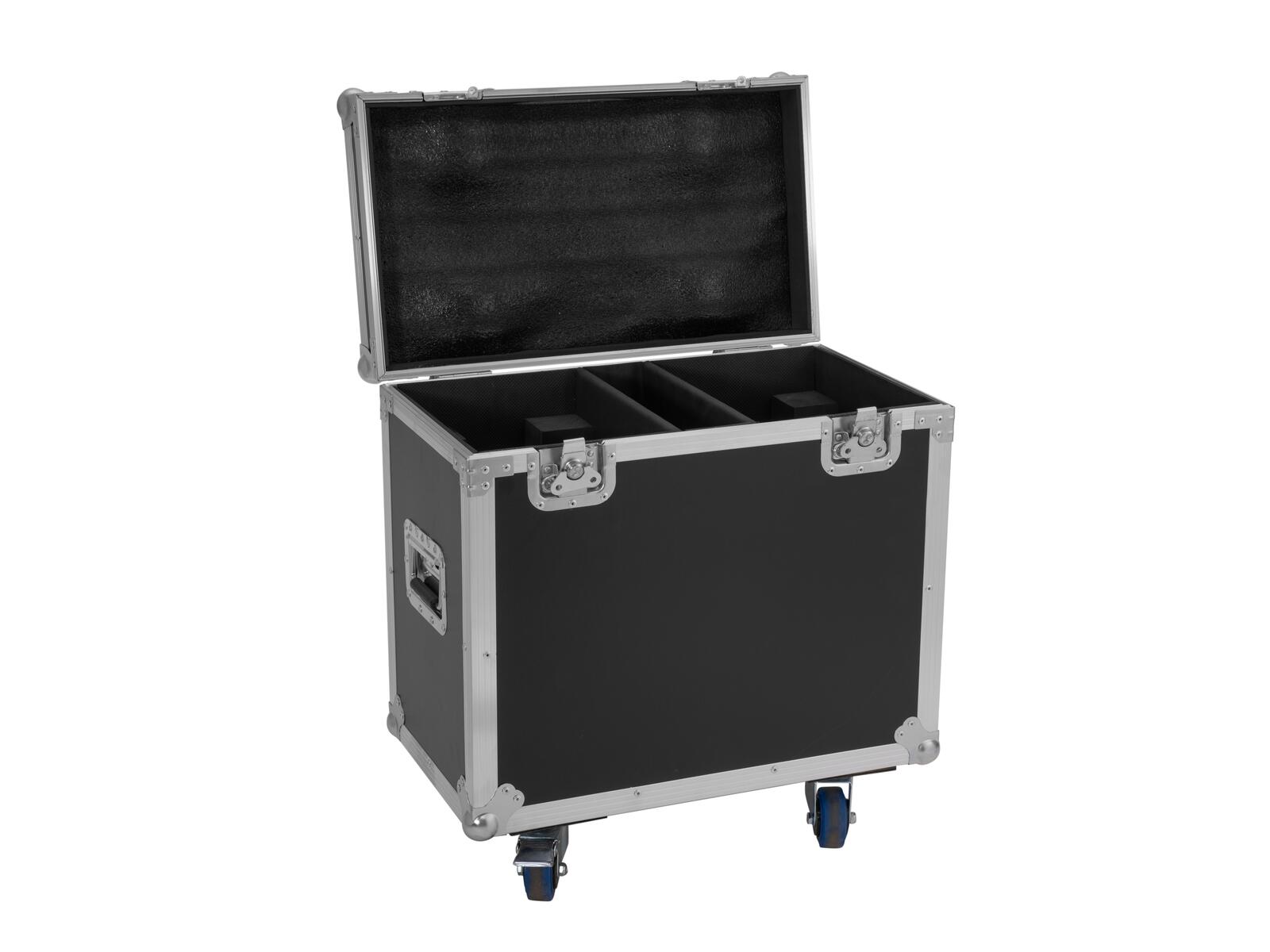 Roadinger TMH-W400 Flightcase 2x con ruedas TMH-W400