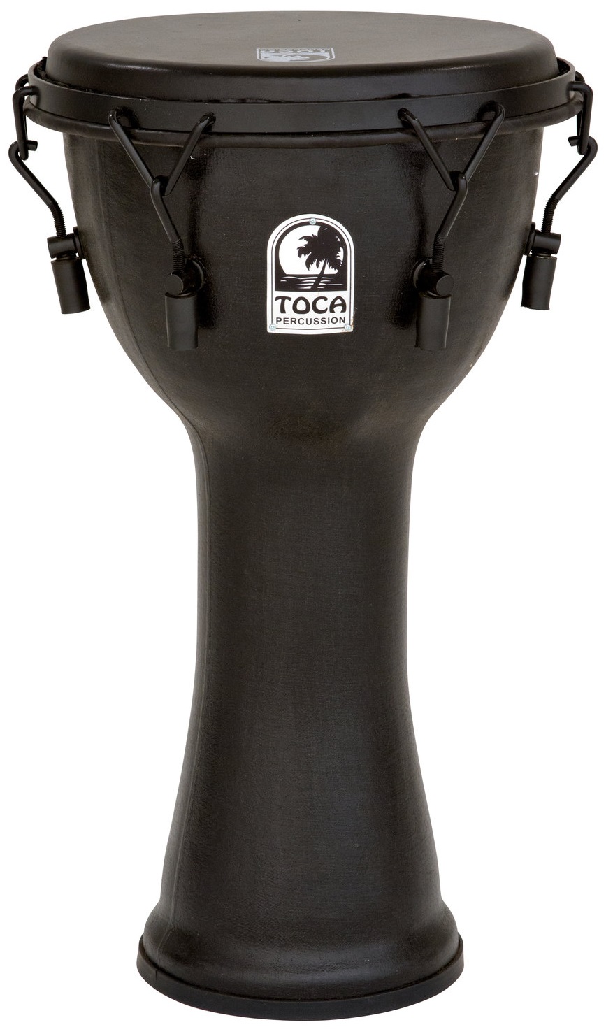 Toca Percussion SFDMX-10BM Black Mamba Djembe Freestyle Mechanically Tuned SFDMX-10BM