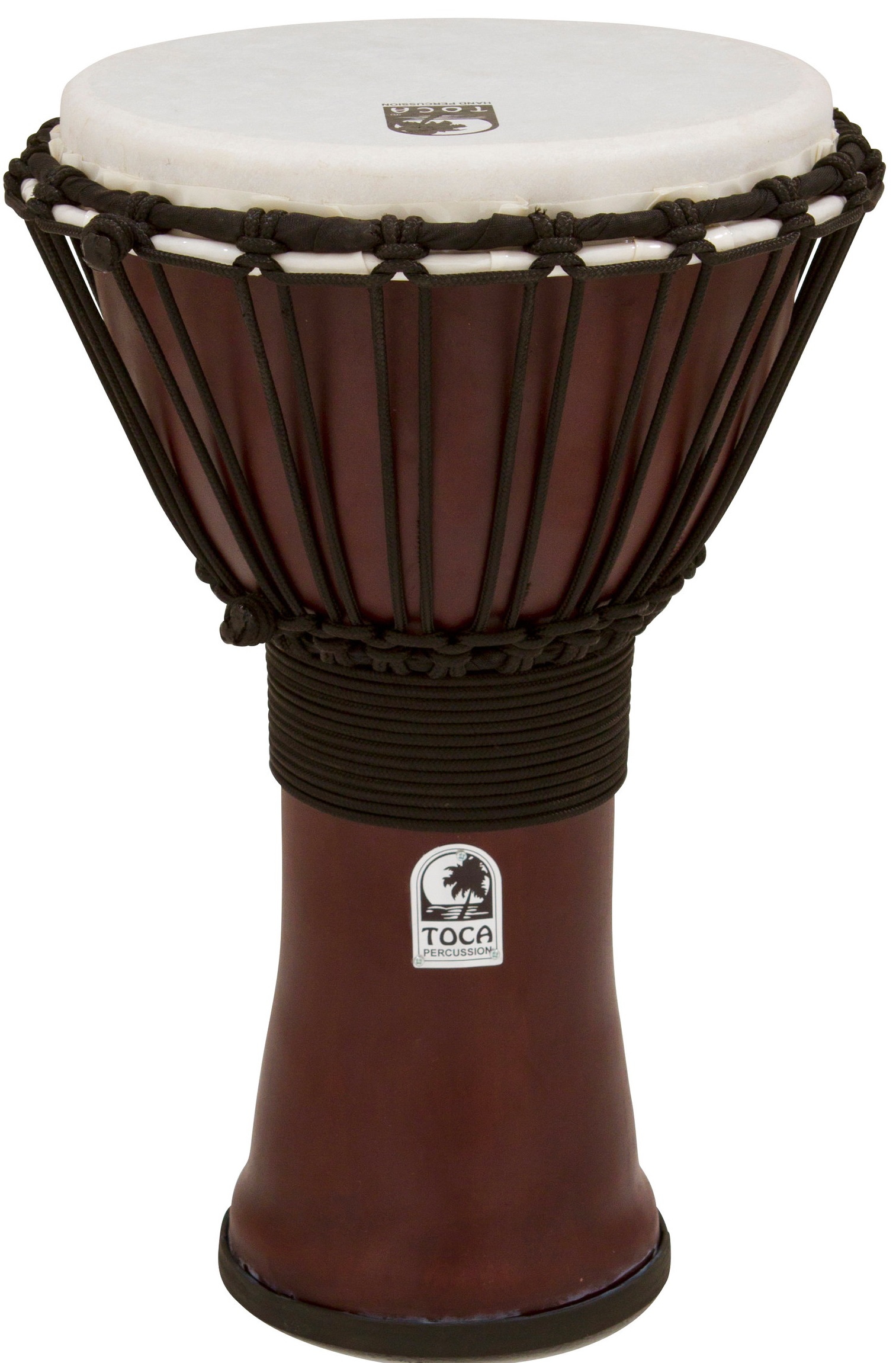 Toca Percussion TF2DJ-9R Djembe Freestyle II Rope Tuned Dark Red TF2DJ-9R