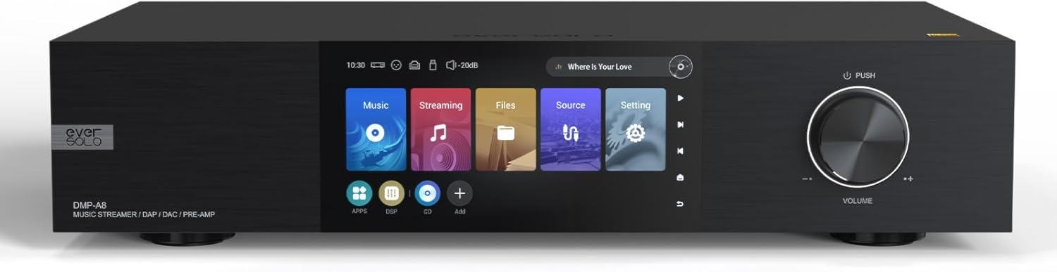Eversolo DMP A8 Negro Reproductor Audio en Red DMP A8