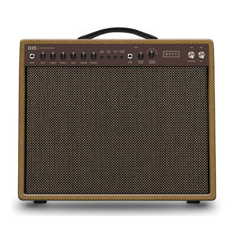 Revv D25, 1x12 Combo Amplifier, Tweed RV-D25TW