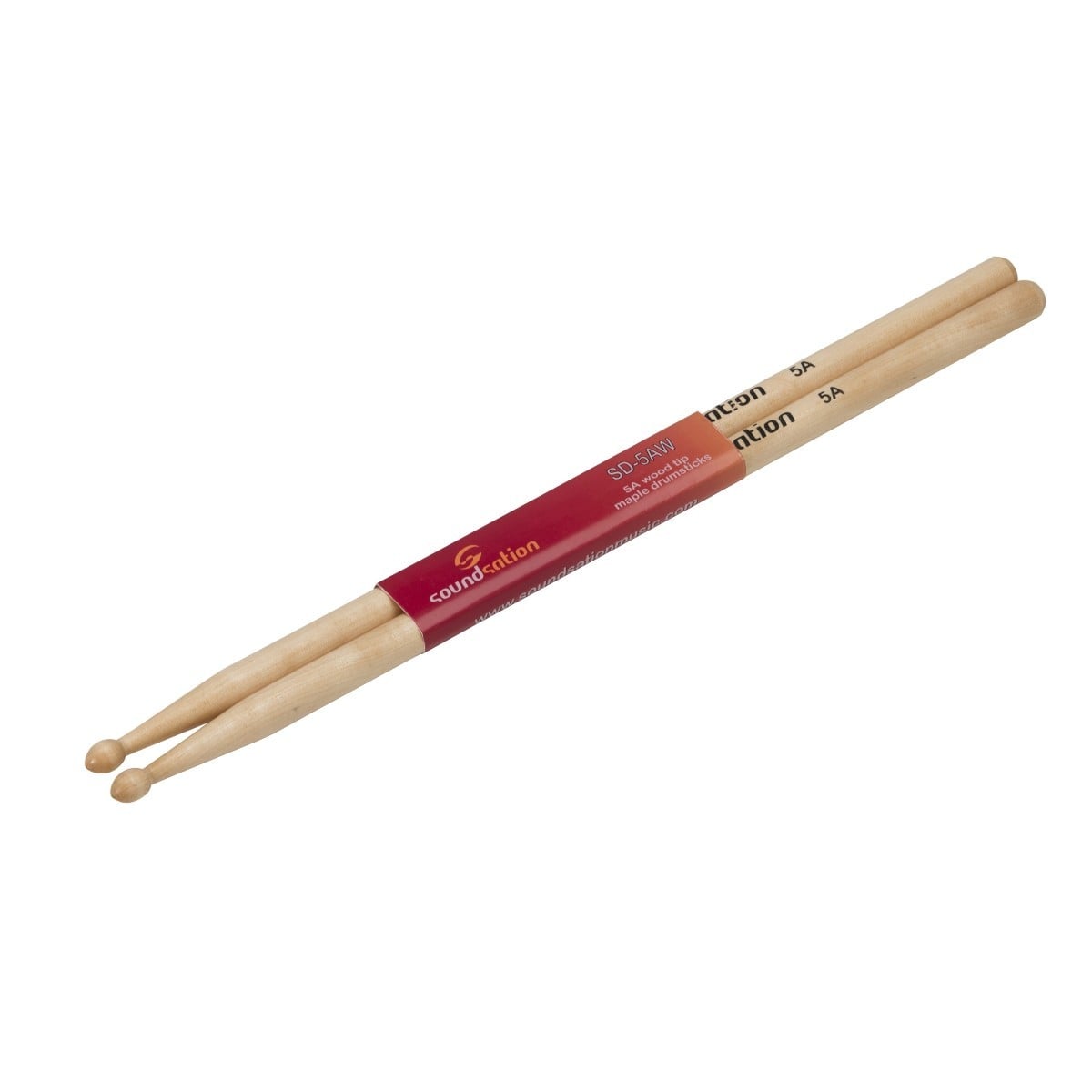 Soundsation Par de baquetas SD-5AW de arce con punta de madera 5a SD-5AW