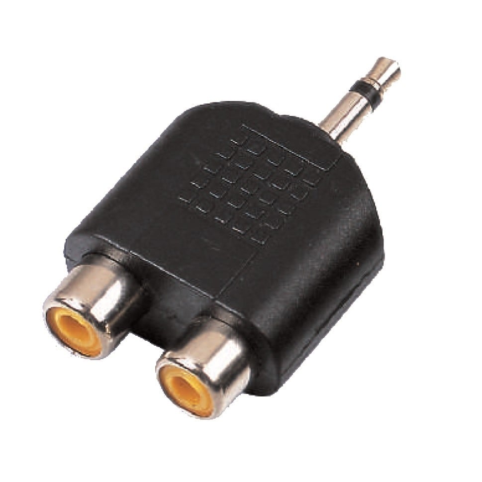 Soundsation Adaptador SADA043-1 2xRCA hembra - Jack de 3,5 mm macho MONO (juego d SADA043-1