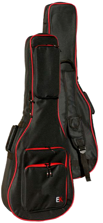 EK Audio Funda  Para Guitarra Acústica De 30Mm Roja FGA30RD