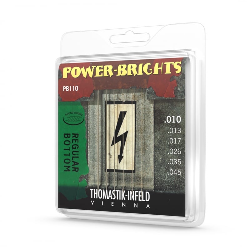 Thomastik Juego de cuerdas guitarra eléctrica Power-brights medium-Light PB110 ACCOGTPW110J
