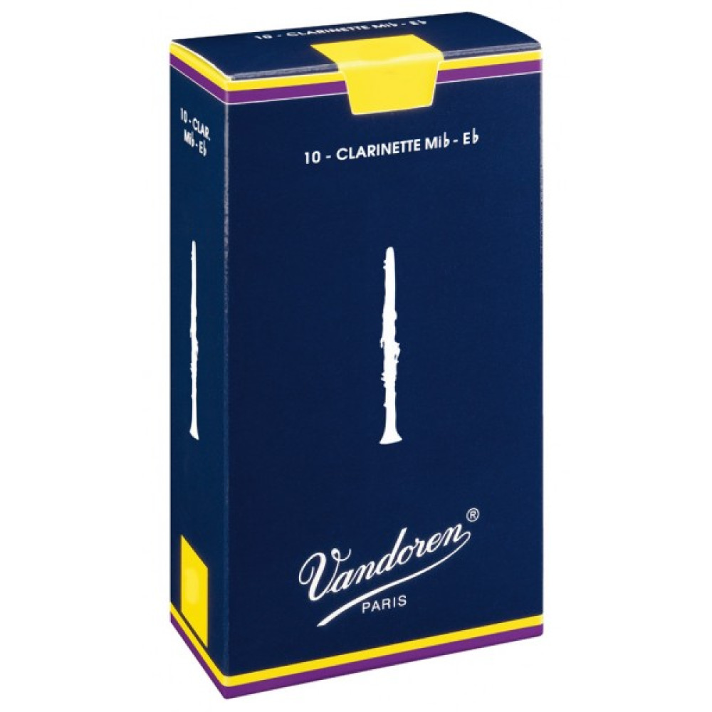 Vandoren Caja 10 Cañas Requinto  Tradicional 3 caja azul Tradicional 3 caja azul
