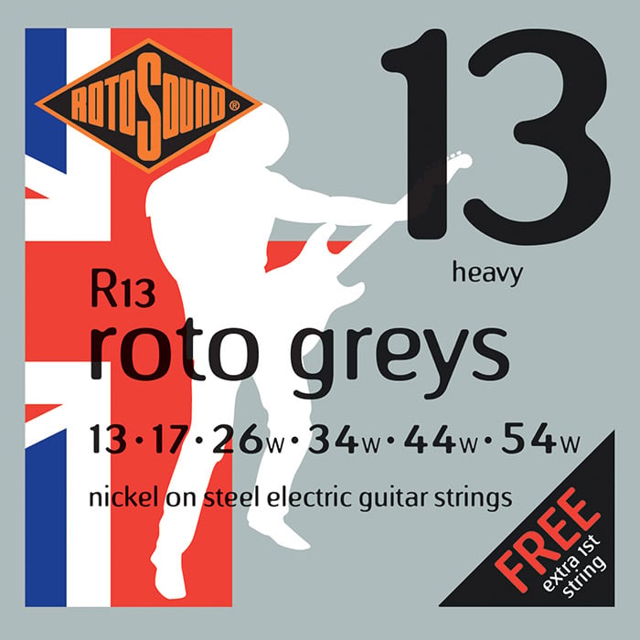 Rotosound Juego De Cuerdas Para Guitarra Eléctrica 13-54 R13