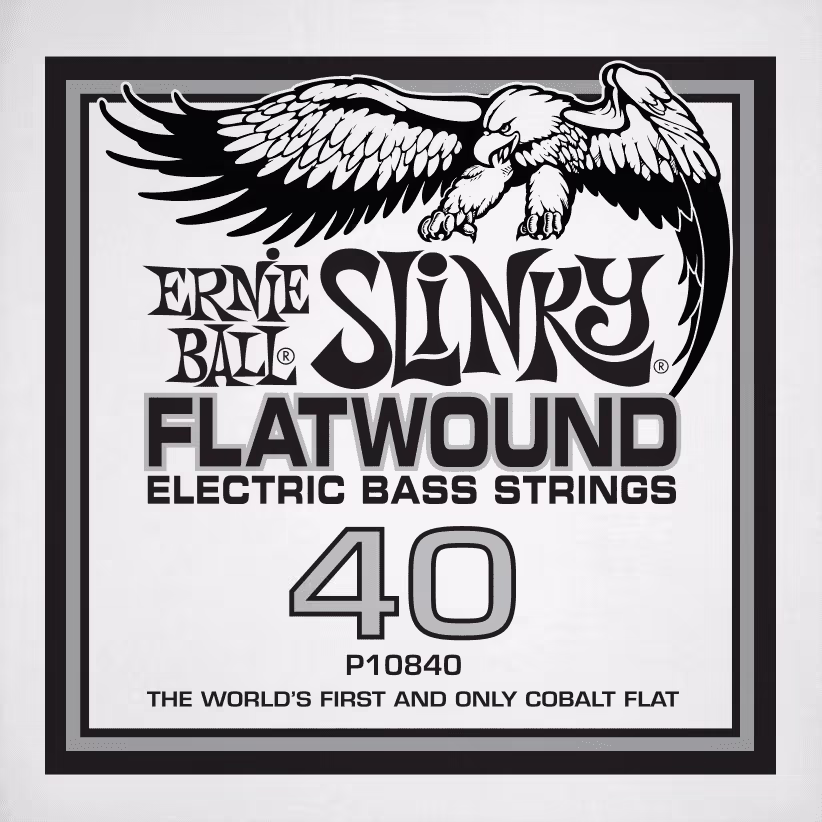 ERNIE BALL Cuerda Bajo Slinky Flatwound .040 CEB10840