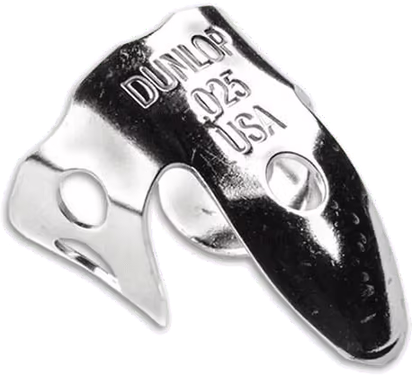 Dunlop Pack 50 Púas Dedo Nickel Silver Mini .025\" (0.63 Mm) ADU34R025
