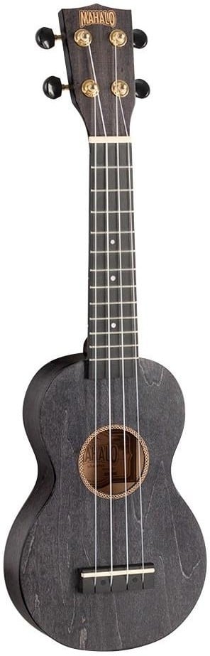 Mahalo Ms1Tbk - Ukelele Serie Slimline Color Negro Con Funda MS1TBK