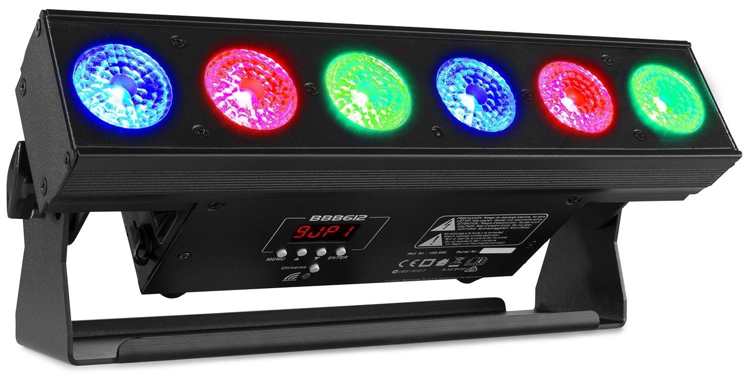 Beamz BBB612 Barra Con Bateria 6 x 12W 150596 BBB-612