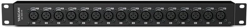 Tascam BO-16DX-IN Patch 16 In Xlr To Sub-D25 BO-16DX-IN