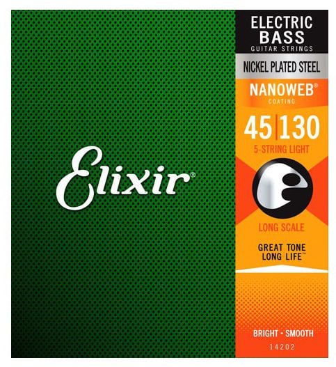 Elixir Nanoweb 14202 5-String Light 45-130 14202