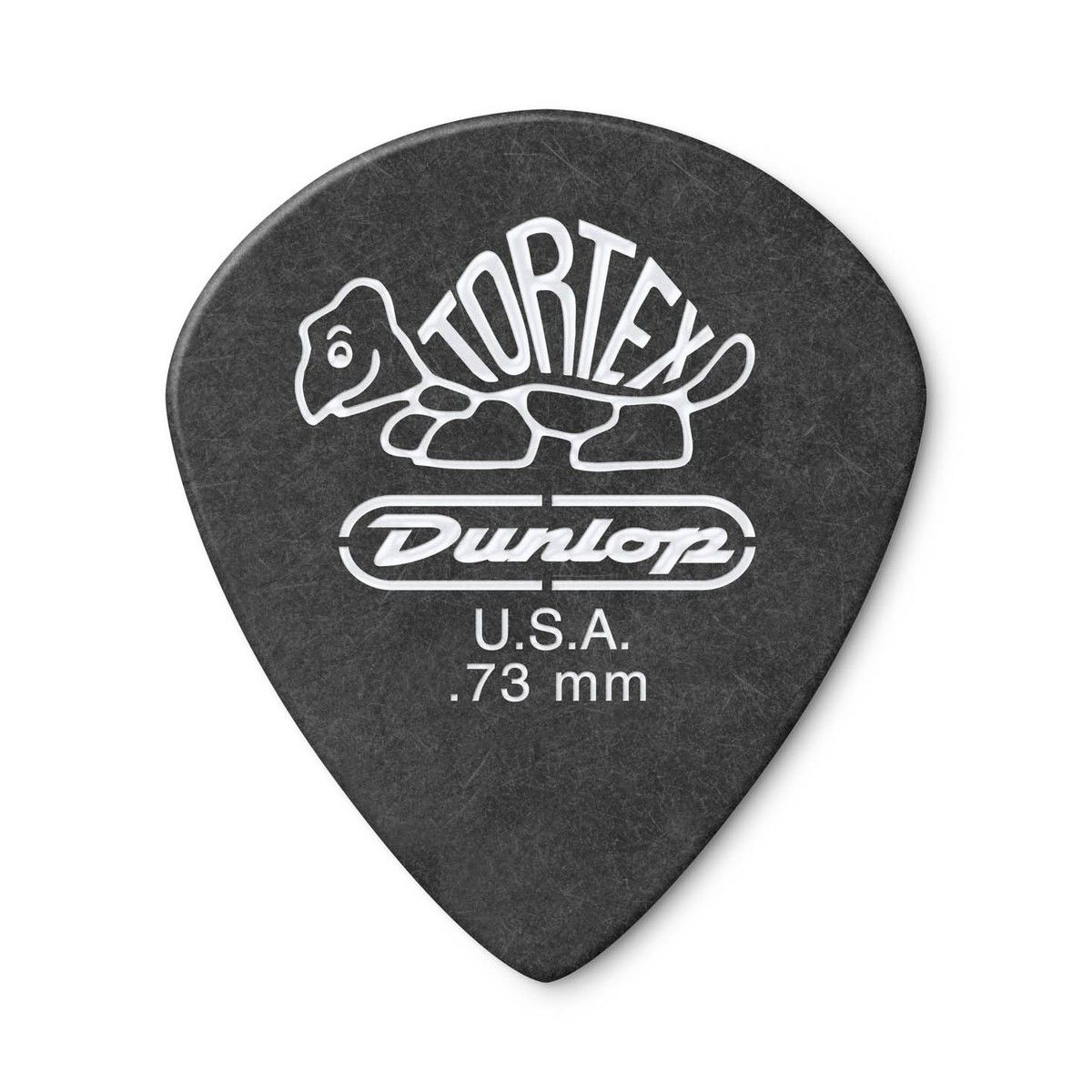 Dunlop Tortex Pitch Black Jazz III de 0,73 mm Pack 12 Un. 482P73