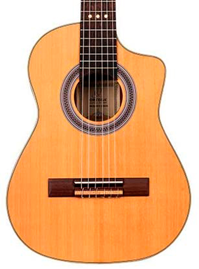 Ortega RQC25. Guitarra Acústica Requinto + Funda RQC25