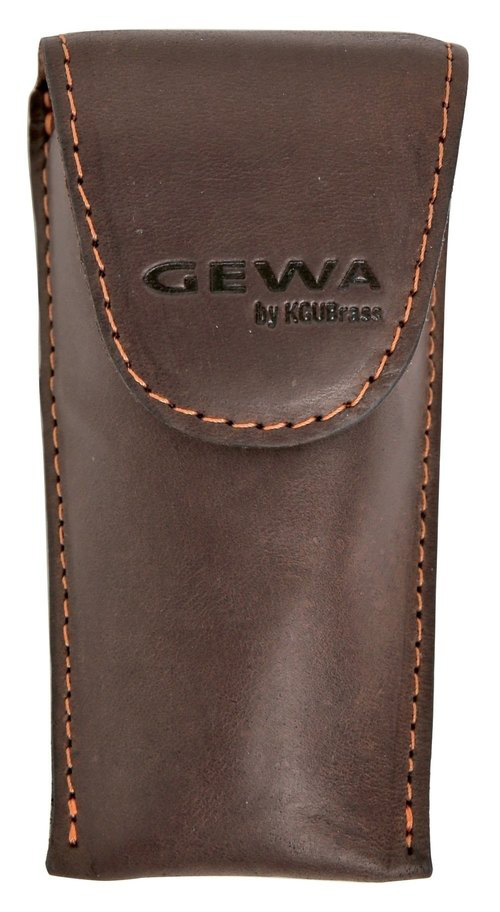 GEWA Funda para boquilla Trombón Crazy Horse Individual, marrón Funda para boquilla Trombón Crazy Horse Individual