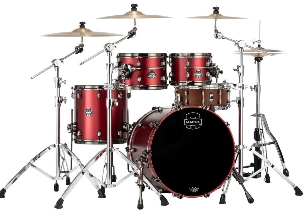 Mapex SE504XBBPA Saturn Evolution Tuscan Red Set Batería SE504XBBPA