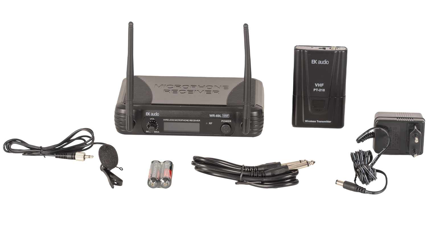 EK Audio Sistema Inalámbrico De Solapa  Vhf Wr69Ll WR69LL