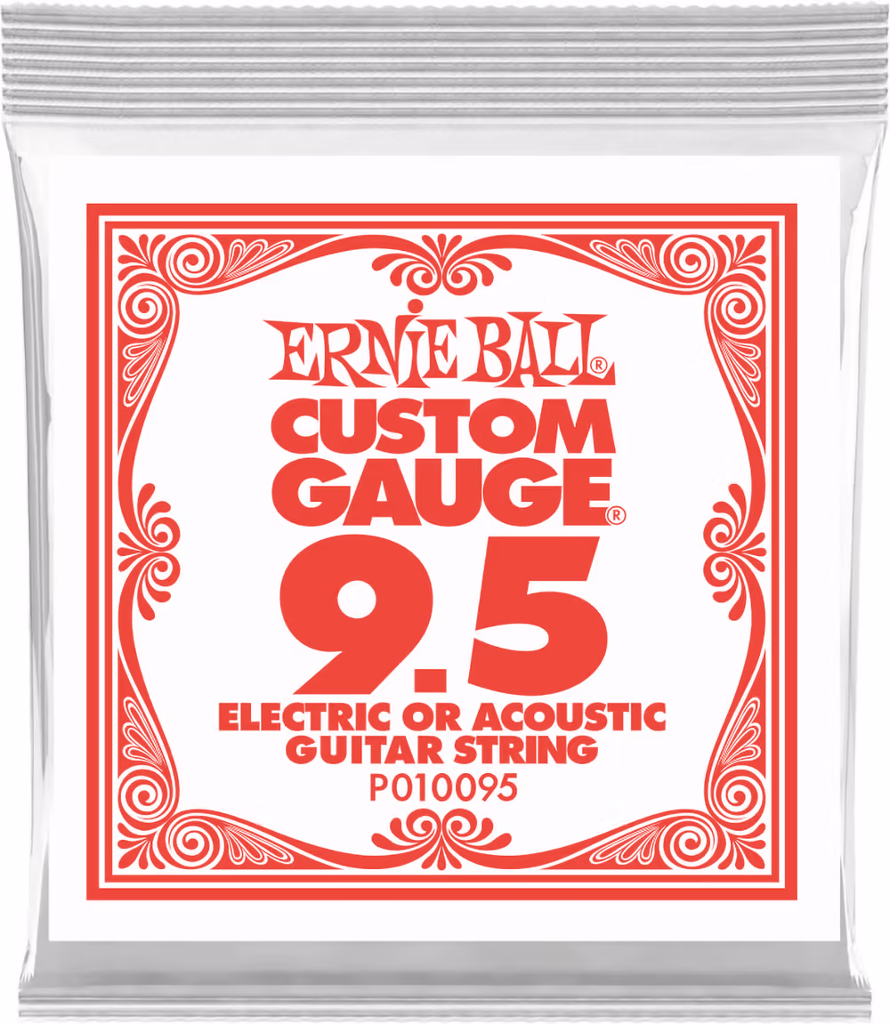ERNIE BALL Cuerda Eléctrica Slinky Plana - 009.5 CEB010095