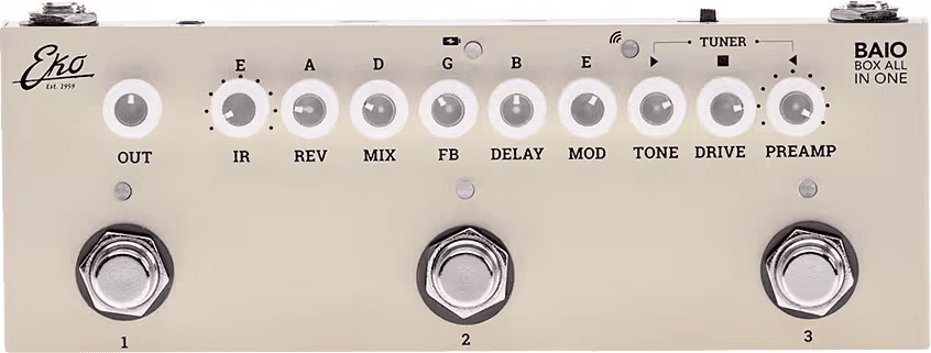 EKo MEKBAIO  Multi Efect - Box All In One Para Guitarra Eléctrica MEKBAIO