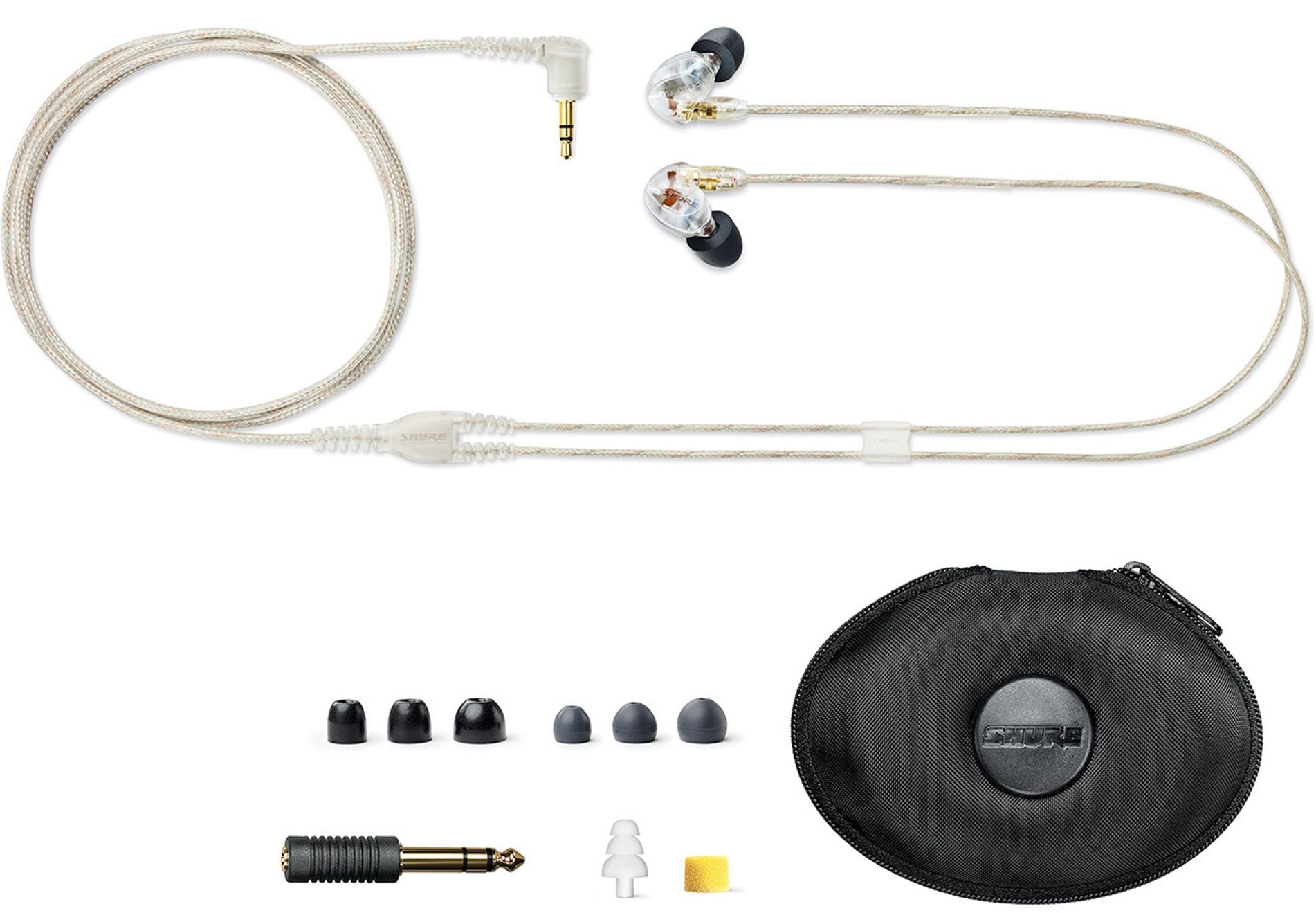 SHURE SE425 Transparente Auricular in-ear con Aislamiento SE 425 Transparante