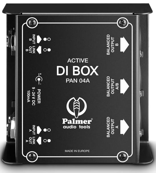 Palmer PAN04A Caja de inyección directa activa de 2 canales PAN-04a