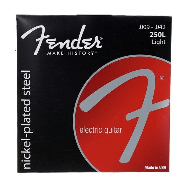 Fender 250L Guitar Strings Cuerdas para Guitarra Eléctrica 9-42 250L