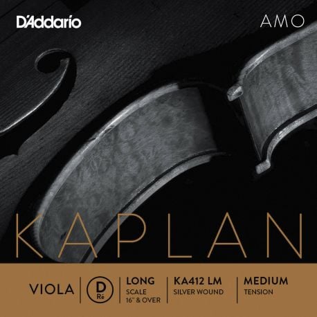 D´addario KA412 Cuerda Kaplan Re (D) para viola, tensión media KA412-LM Kaplan Amo Viola D