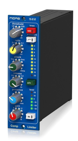 Midas 522 v2 Módulo Compresor Limitador de la Serie 500 522 v2