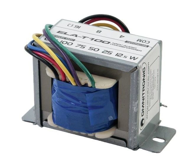 Omnitronic ELA-T100 Transformador de audio de 100 V ELA-T100 