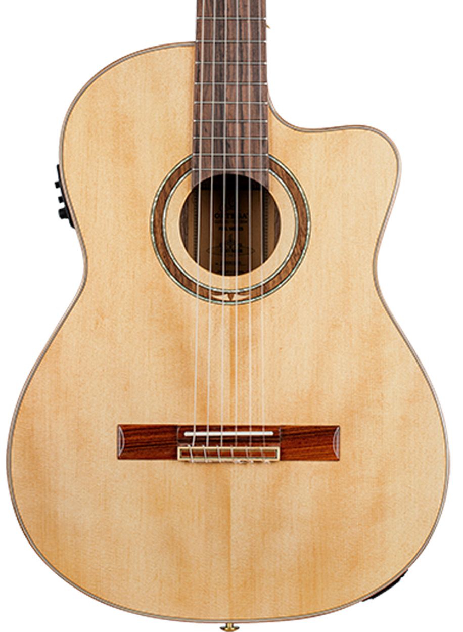 Ortega RCE158MN. Guitarra Electroacústica + Funda RCE158-MN