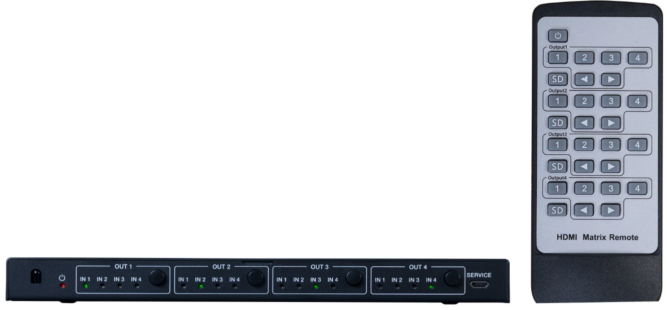 Fonestar FO-22M44C Matriz HDMI 4x4 FO-22M44C