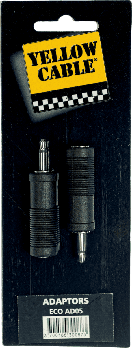 Yellow Cable ECO-AD05 Adaptador de Mini Jack Macho Mono a Jack Hembra Mono ECOAD05