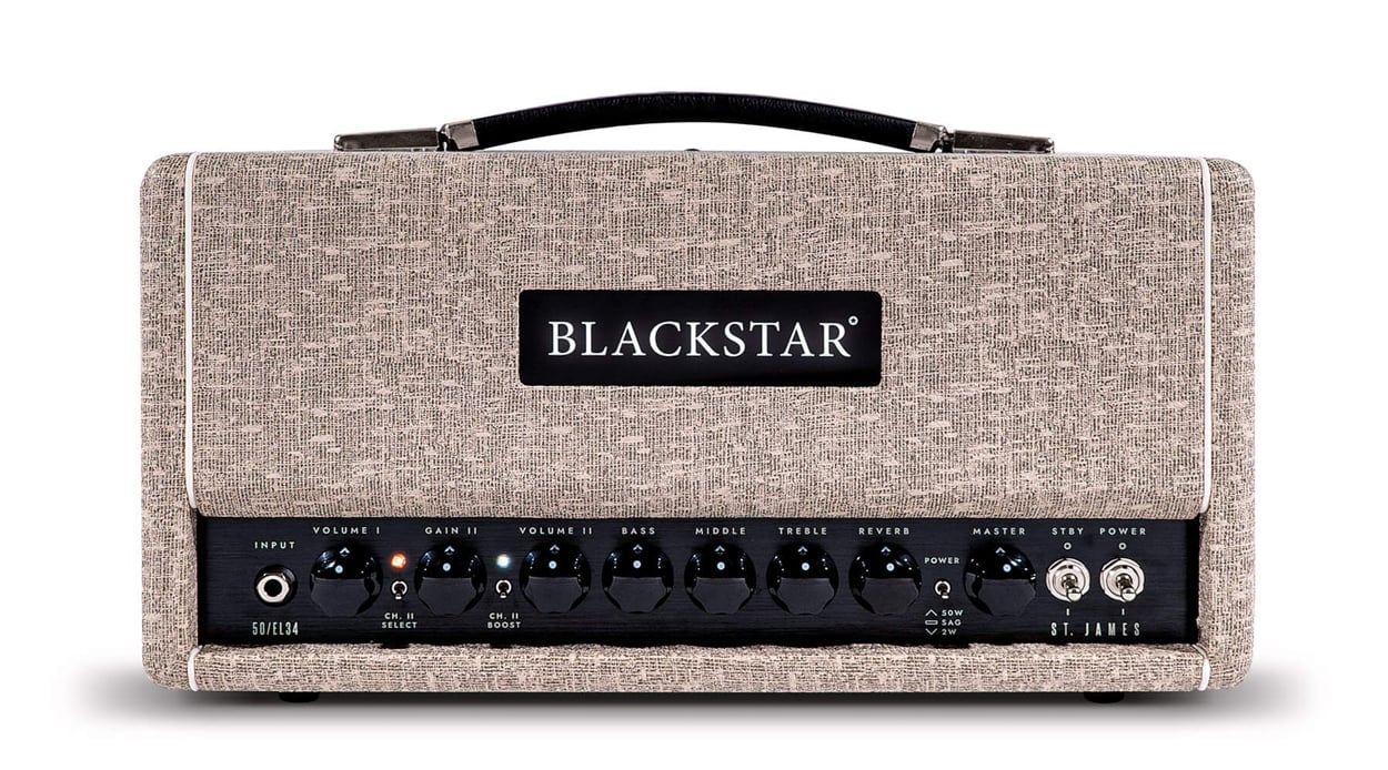Blackstar St. James 50 EL34 Head Fawn Amplificador para Guitarra Eléctrica St.James 50EL34H FWN