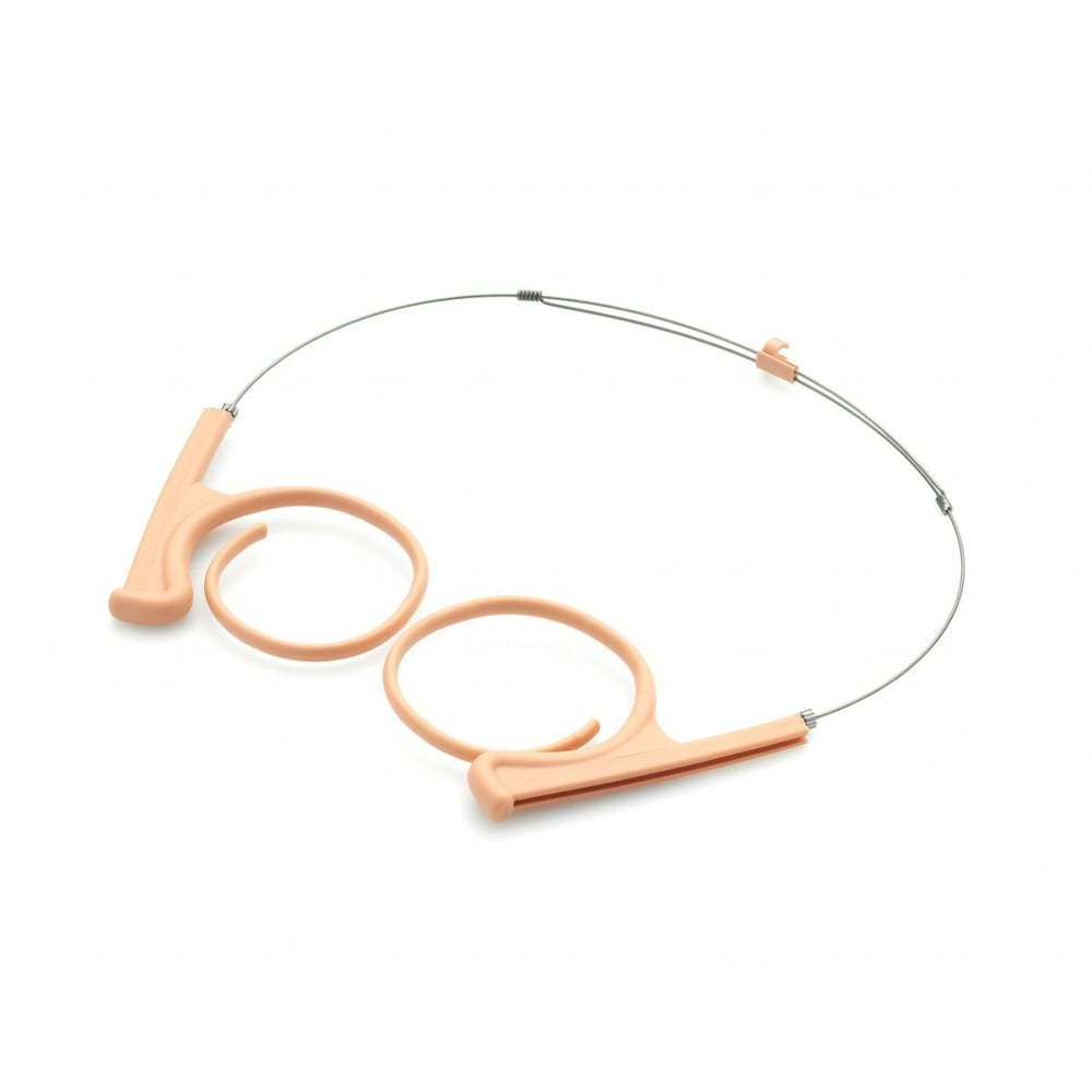 DPA HE2F8P Gancho Doble para Micrófono de Diadema Beige HE2F8P