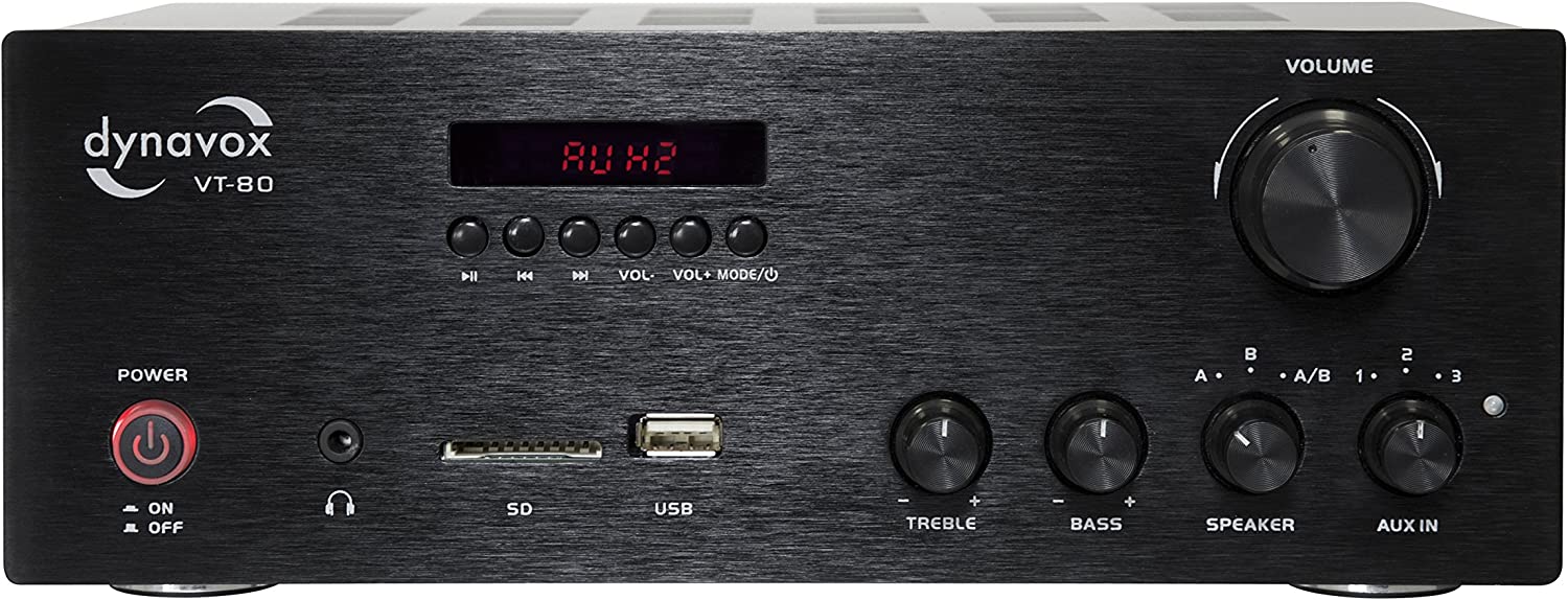 Dynavox VT-80 Amplificador 80 Watios Usb Bluetooth VT-80 