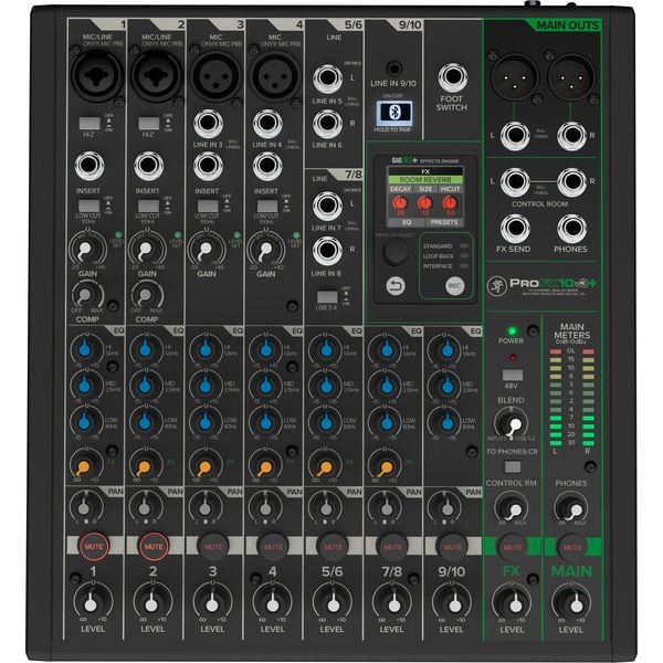 Mackie PROFX10V3+ Mesa Mezclas Mackie PROFX10V3+