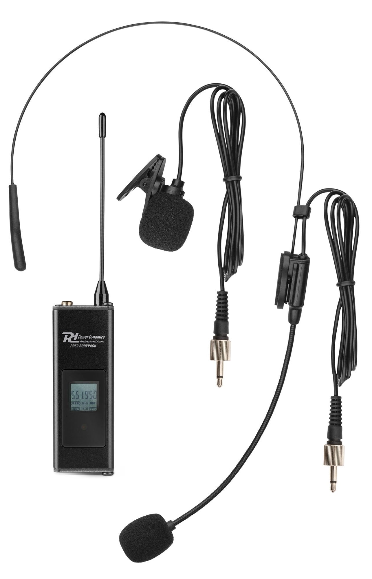 Power Dynamics PD520BP Petaca con Diadema PD52 PD520BP Bodypack set for PD52