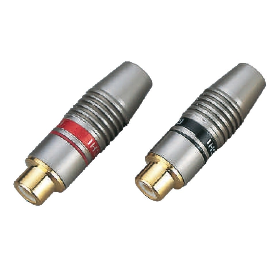 Soundsation Conector RCA hembra SRCA030F en metal satinado (paquete de 25 unidade SRCA030F
