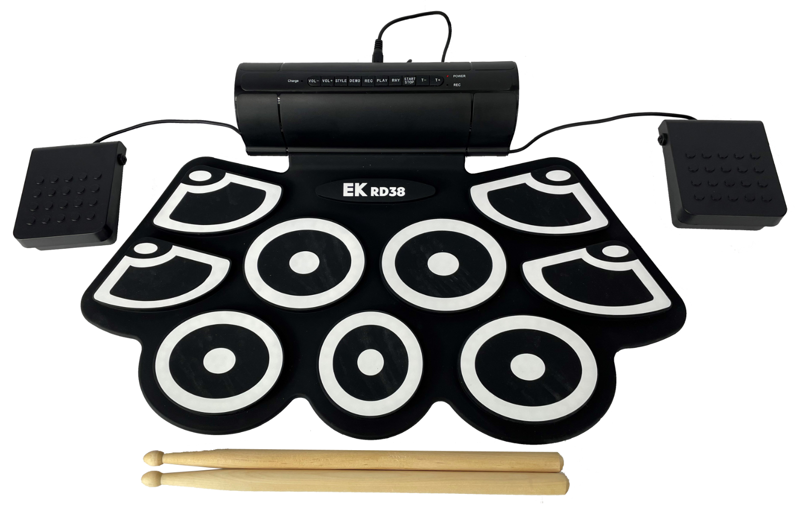 EK Audio Batería Portable Con Batería De Lítio Recargable rd38 EKRD38