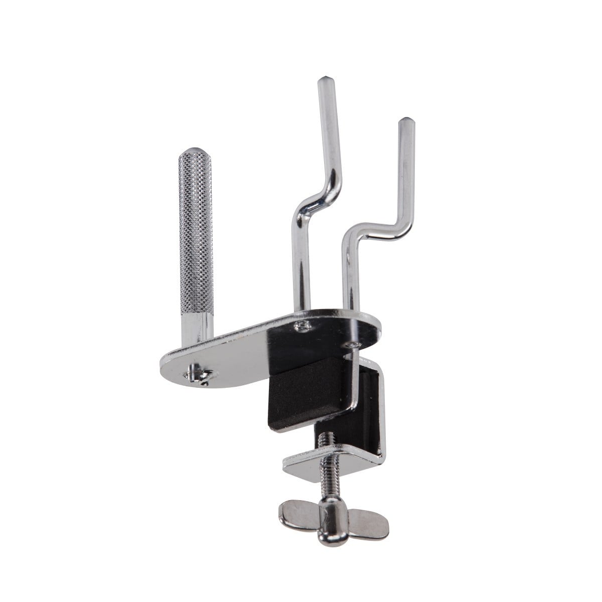 Peace CB-9 Soporte doble para cencerro y bloque de madera con abrazadera pa CB-9