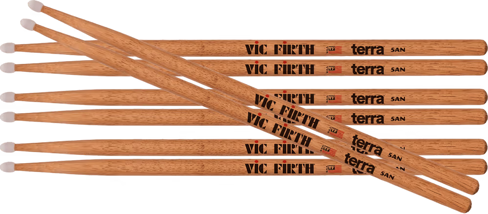 Vic Firth Baquetas Vf American Classic Terra 5An Nylon (Pack 4) PVFP5ATN4PK
