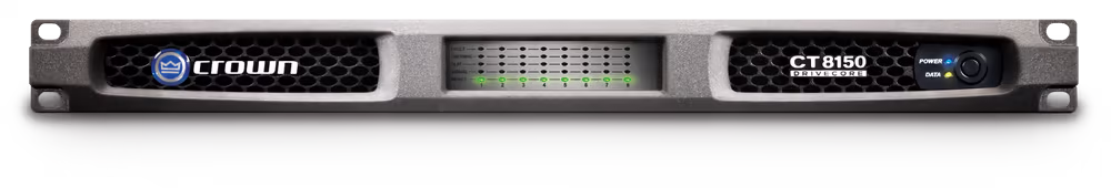 Crown ct-8150 Amplificador de potencia de ocho canales, 125W @ 4? ct-8150