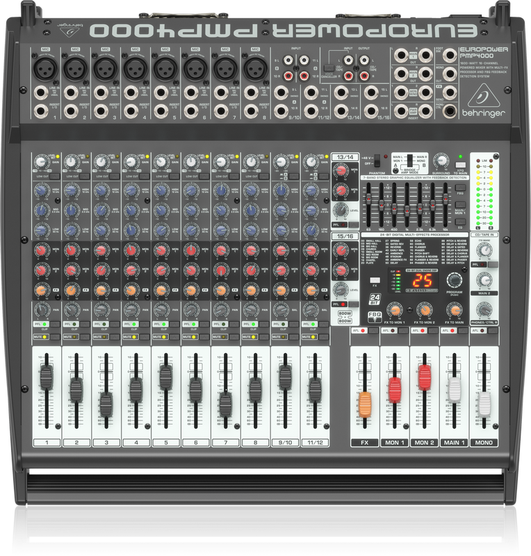 BEHRINGER PMP4000 Mezclador Amplificado Behringer PMP-4000 pmp4000